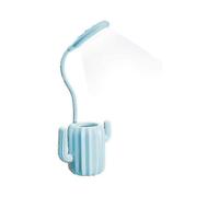 Christmas Gift Comes with Bag Children's Desk Lamp, Gooseneck Bedside Lamp with Touch Switch (blue, 1 Piece)