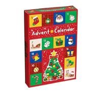 Christmas Gift Countdown Box - 24 Grid Foldable Wrapping Box - Advent Countdown Wrapping Calendar | for Kids Teen Adult Girl Women Men Family Vacation Holiday Classroom Office Desk
