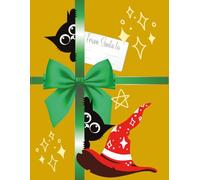 Christmas Gift From Santa to: Magical Sketchbook with cats cover | for Modern Witches & Wiccans | for Rituals, Spells & Witchcraft