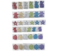 Christmas Gifts 00127 - Decorazioni Natalizie, 6 assortimenti, 10 cm, PL, Multicolore