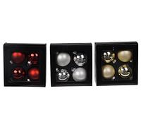 Christmas Gifts 78785 Palline di Natale in Vetro (4), Multicolore
