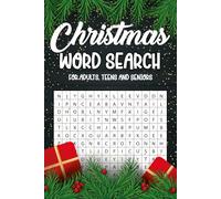 Christmas Gifts For Adults: Christmas Word Search Puzzle Book For Seniors Large Print: 1500+ Holiday & Winter Words To Find, Fun, Relaxing, Presents For Men & Women