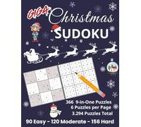 Christmas Giga Sudoku: 366 Mega Sudoku Challenges for Every Day of the Year - Easy to Hard, Holiday Fun for All Ages!