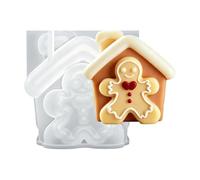 Christmas Gingerbread House Mold Reusable Silicone Crafting Tool