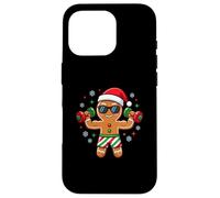 Christmas Gingerbread Man Sollevatore Pesi Palestra Divertente Allenamento Custodia per iPhone 16 Pro