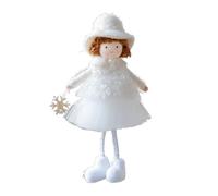 Christmas Girl Plash Ciondolo - Bambola peluche sull'albero di Natale | Specante ciondolo di bambola di angelo | Bambole di angeli imbottite | Penndant ragazza carina per il soffitto della porta d'ing