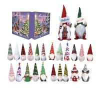 Christmas Gnome Countdown Calendar, 2025 Advent Ornament Set, 24 Days of Toy Figures, Collectible Tree Pendants, Holiday Decor Gift for Kids, Teens, Adults, Women, Toddler Use 16.54x8.27x1.77in
