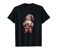 Christmas GNOME Dad for Women with Pumpkin Spice Coffee Xmas Maglietta