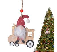 Christmas Gnomes - Ciondolo a forma di per albero di Natale - dolce ciondolo resistente sbiadimento, per specchietto interno auto, soggiorno, ingresso, finestra, parete, cameretta dei