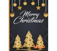 "Christmas Golden Graphics Notebook: A Festive Holiday Journal with 120 Pages for Writing, Creativity, and Seasonal Reflections - 8.5 x 11 inches"