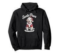 Christmas Golden Retriever X-Mas Santa Paws Dog Felpa con Cappuccio
