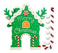 Christmas Golf Set, Interactive Gingerbread Game, Mini Golf Toy Collection, Colorful Holiday Fun Pieces, Family Outdoor Indoor Activity, Yard Party Celebration for Picnic Camping Living Room Use