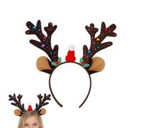 Christmas Hair Band - ABS, 10.24x10.43in Comfortable Headwear Festive And Lightweight | Reindeer Antlers Headband, Holiday Party Accessory For Weddings, Picnics, BBQs, Backyard Gatherings