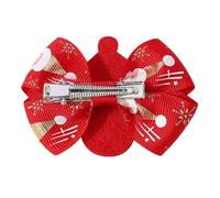 Christmas Hair Clips | Bow Hair Clips for Girls | Cute Hair Accessory Set | Decorative Holiday Hair Clips | Comfortable Hair Clips for Children | Sturdy & Safe Materials for Children and Gentle Hair