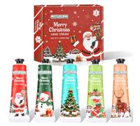 Christmas Hand Cream Set,5 Pcs Mini Hand Cream Gift Set for Women | Deep Hydration Dry, Cracked Hands,5 × 30g Saint Nicholas Day Gifts, Advent Calendar Filler, for Women & Colleagues