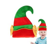 Christmas Hats - Green Santa Christmas Hats | Green Red Cone Hat | Accessori per feste di Natale per bambini adulti Fancy Dress Up