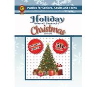 Christmas Holiday Word Search Puzzle Book Large Print: Word Search with Easy-to-Read Print about Christmas, Holidays, Seasons Greetings, and More | ... Stocking Stuffers, Vacations and Free Time
