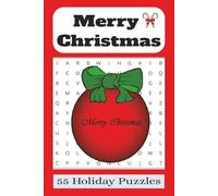 Christmas Holiday Word Search Puzzle: Word Searches with Easy to Read Print themed Christmas Holiday and More! | 6 x 9 inches | 55 Puzzles - 110 pages | Fun For All Ages | Gifts for Christmas Holidays, Tis the Season and Go
