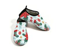Christmas Holly Leaf Elements - Scarpe da acqua per donne e uomini, ad asciugatura rapida, per la spiaggia, Multi, 38.5/39.5 EU