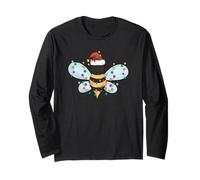 Christmas Honey Bee String Lights for Beekeeper & Bee Lover Maglia a Manica