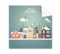 Christmas House Merry Christmas festival illustrazione modello occhiali panno di pulizia del pulitore dello schermo 5PCS