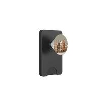 Christmas Houses Row - Acquerello Gingerbread Style PopSockets PopWallet per MagSafe