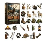 Christmas Hunting Countdown Calendar - 2D Acrylic Hunting Themed Ornament