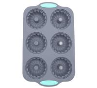 Christmas Ice Molds - 28x18cm Silicone Non-stick Holiday 6-Hole | Festive Wreath Ice Making Tray Soap Molds | For Cocktail Whisky Soap Cake Candy Dessert Treat Drinks Festival Home