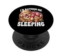 Christmas Id Rather Be Sleeping Dog For Golden Retriever Dad PopSockets PopGrip Adesivo