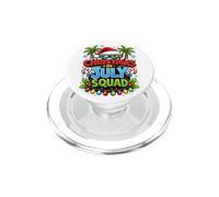 Christmas in July Squad Tropical Summer New Year Design PopSockets PopGrip per MagSafe
