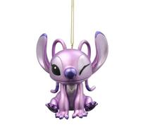 Christmas Inspirations by Disney - Statuetta decorativa per albero di Natale, 9 x 9 cm, con licenza ufficiale, in PVC, colore: viola