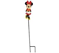 Christmas Inspirations Decorazione da giardino 3D Minnie Mouse con fiori H:38 cm - Disney Floreale Minnie, stile moderno decorazione da giardino, statuetta decorativa da giardino