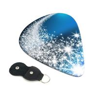 Christmas Is Coming Plettri per chitarra con stampa 6 pezzi Plettro per chitarra elettrica acustica per basso chitarre acustiche elettriche ukulele sottile medio spessore set 0,96 mm