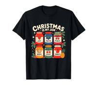 Christmas Is My Jam Holiday Spirit Joy Love Maglietta