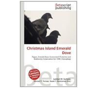 Christmas Island Emerald Dove: Pigeon, Emerald Dove, Environment Protection and Biodiversity Conservation Act 1999, Chalcophaps
