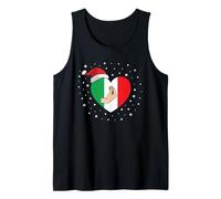 Christmas Italian Hand Gesture Italy Flag Italiano Santa Hat Canotta