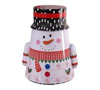 Christmas Jars - Cute Candy Jar Cookie Container | Food Storage Decorative with Lid for Stocking Stuffers Party Favors Greeting Cards Kids Adults Home Office School Desk Table