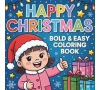 Christmas Joy Coloring Book for Kids | Bold & Simple Holiday Designs: 100 Festive Coloring Pages - 8.5" x 8.5" Format