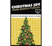 Christmas Joy Word Search Puzzles: Word Search with Easy to Read Print about Christmas Joy |6x9 inches, 110 pages|50+ Puzzles...Gift for Vacations, Holidays and Relaxation