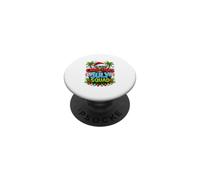 Christmas July Squad Summer Santa Hat Sunglasses Palm Tree PopSockets PopGrip Adesivo
