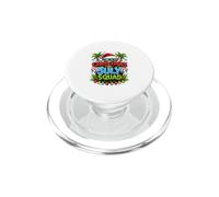 Christmas July Squad Summer Santa Hat Sunglasses Palm Tree PopSockets PopGrip per MagSafe