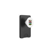 Christmas July Squad Summer Santa Hat Sunglasses Palm Tree PopSockets PopWallet per MagSafe