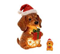 Christmas Lamp, LED Ambient Lighting, Dog Night Light Decoration, Warm Glow Design With Festive Look And Soft Illumination, Living Room Bedside Table Desk Shelf Entryway Nursery Holiday Party Use