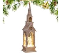 Christmas Lamp,LED House Shape Lantern, Captivating Santa Snowman Tree Christmas Table Lamp - Speciality & Decorative Lighting For Adults, Kids, Families, Bedroom, Home Table, Nursery, Holiday