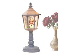 Christmas Lantern, Snow Globe Lantern, Christmas Decor for Home, Snow Globe Decoration with Glitter, Holiday Decor Accessories for Bedroom, Balcony and Nursery, 8.27x3.54x3.54 inches
