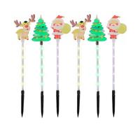 Christmas Light Stakes - Waterproof LED Yard | Battery-Powered Outdoor Pathway Lights For Walkways, Courtyards, Backyards, Terraces, Balconies, Landscaping, Porches, And Patios, Ideal For Christmas De