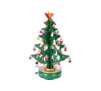 Christmas Lights Outdoor Desktop Christmas Tree Figurine Musical Box Christmas Musical Carousel Wind Christmas Music Box
