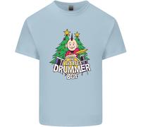 Christmas Little Drummer Boy Maglietta Uomo Cotone Manica Corta Girocollo