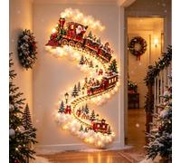 Christmas Magic Trail Wall Light, LED Cascading 60CM*30CM，6 | Christmas Magic Trail Wall Light for Living Room, Entryway, Hallway, Staircase and Office Decor
