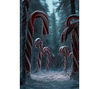 Christmas Memories Journal - Candy Cane Forest Edition: 20 Year Keepsake Memory Book for Recording Family Traditions, Holiday Stories, and Christmas Reflections